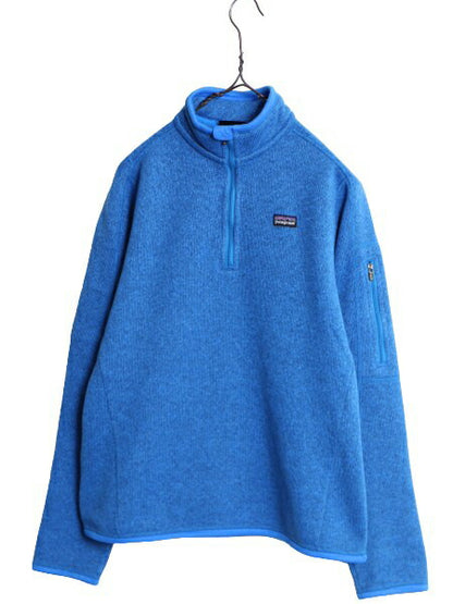 11年製 パタゴニア ベターセーター ハーフジップ レディース M 程 Patagonia アウトドア フリース ジャケット プルオーバー ジャンパー 青
