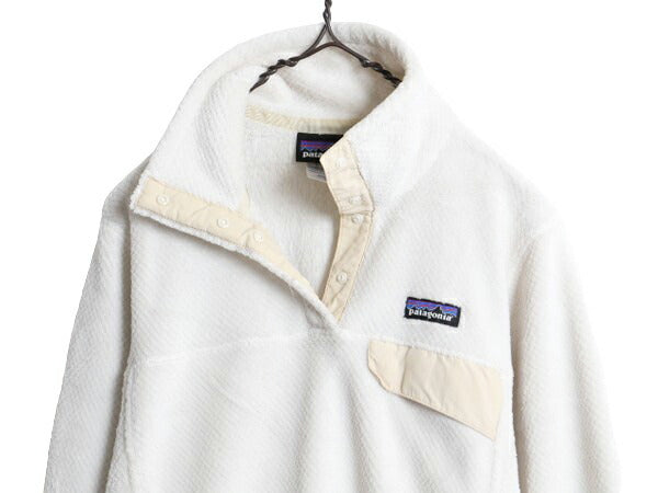 15年製 パタゴニア リツール スナップT プルオーバー ジャケット レディース M / 古着 Patagonia フリース アウトドア ブルゾン ハイネック