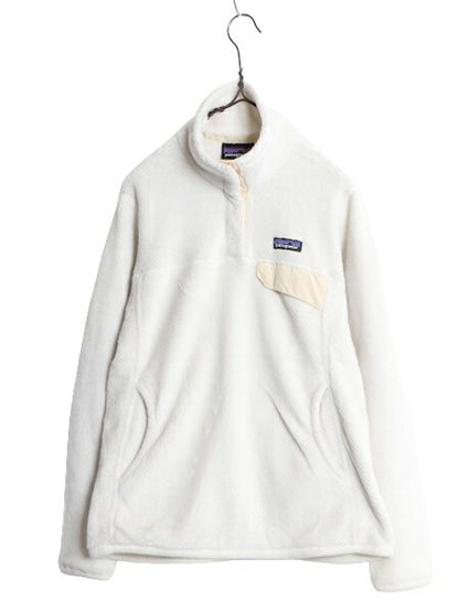 15年製 パタゴニア リツール スナップT プルオーバー ジャケット レディース M / 古着 Patagonia フリース アウトドア ブルゾン ハイネック