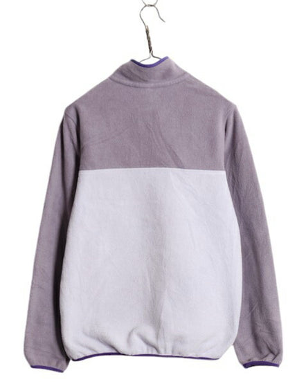 15年製 パタゴニア ライトウェイト シンチラ スナップT レディース S / PATAGONIA アウトドア プルオーバー ブルゾン ジャケット ツートン