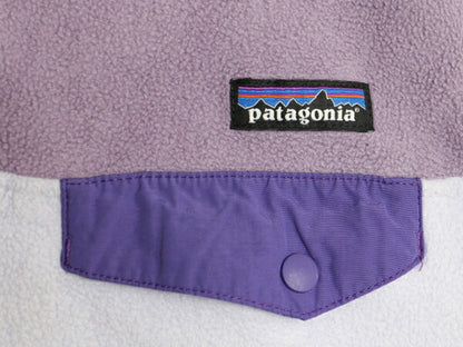 15年製 パタゴニア ライトウェイト シンチラ スナップT レディース S / PATAGONIA アウトドア プルオーバー ブルゾン ジャケット ツートン