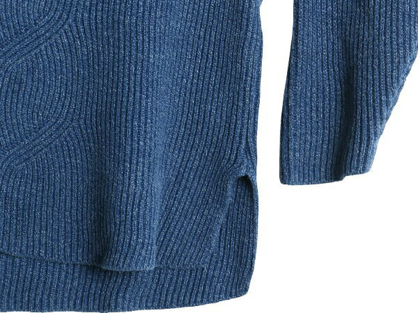 90s イギリス製 ブルックスブラザーズ Vネック ニット セーター レディース XS オールド コットン アクリル リブ編み カットソー ボックス