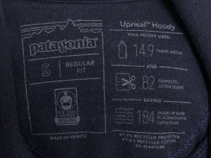 20年製 パタゴニア プリント スウェット フード パーカー メンズ S 古着 Patagonia トレーナー プルオーバー ストレッチ アウトドア 裏起毛