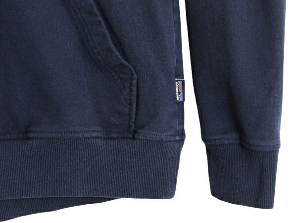 20年製 パタゴニア プリント スウェット フード パーカー メンズ S 古着 Patagonia トレーナー プルオーバー ストレッチ アウトドア 裏起毛