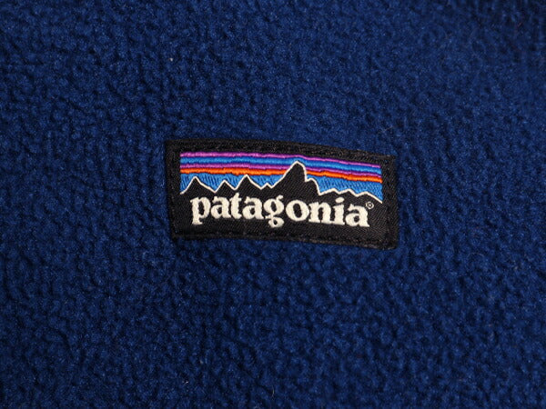 パタゴニア シンチラ フリース カーディガン キッズ 4歳 100cm / 08年製 Patagonia ジャケット 子供用 フルジップ フード パーカー ブルー