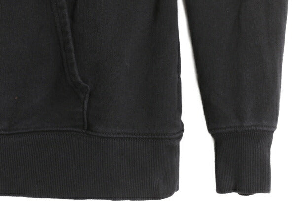 ノースフェイス プリント スウェット フード パーカー レディース M / The North Face プルオーバー 裏起毛 トレーナー アウトドア 薄手 黒