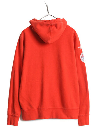 US企画 ノースフェイス プリント スウェット フード パーカー メンズ レディース M / The North Face プルオーバー トレーナー 限定モデル