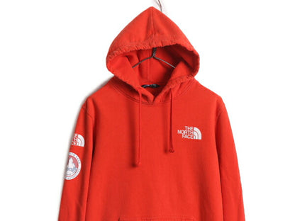 US企画 ノースフェイス プリント スウェット フード パーカー メンズ レディース M / The North Face プルオーバー トレーナー 限定モデル
