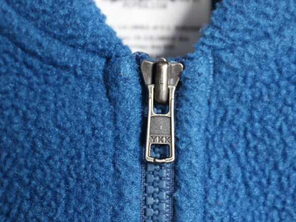 00s パタゴニア シンチラ フリース ベスト ベビー 12M 80cm 程/ 00年製 Patagonia 赤ちゃん フルジップ 重ね着 前開き ハイネック ブルー