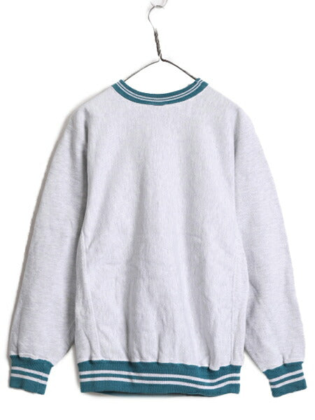 90s USA製 チャンピオン リバースウィーブ リブライン スウェット メンズ XL 90年代 オールド Champion トレーナー スエット 大きいサイズ