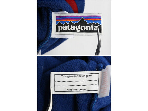 パタゴニア ライトウェイト シンチラ スナップT キッズ ボーイズ L 150cm 程 古着 フリース 15年製 PATAGONIA 子供 プルオーバー ブルゾン