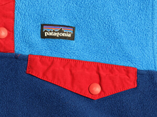 パタゴニア ライトウェイト シンチラ スナップT キッズ ボーイズ L 150cm 程 古着 フリース 15年製 PATAGONIA 子供 プルオーバー ブルゾン