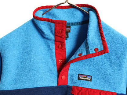 パタゴニア ライトウェイト シンチラ スナップT キッズ ボーイズ L 150cm 程 古着 フリース 15年製 PATAGONIA 子供 プルオーバー ブルゾン