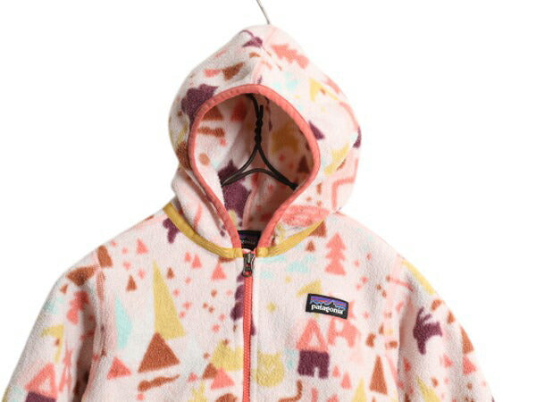 パタゴニア 総柄 シンチラ カーディガン フリース ジャケット ベビー キッズ 3歳 90cm 100cm / 18年製 Patagonia フルジップ パーカー 子供