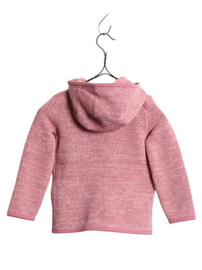 US企画 パタゴニア ベターセーター フーディ キッズ ガールズ 3歳 90cm 100cm 古着 22年製 Patagonia フリース ニット フルジップ パーカー
