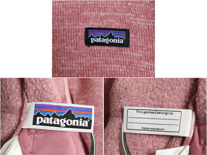 US企画 パタゴニア ベターセーター フーディ キッズ ガールズ 3歳 90cm 100cm 古着 22年製 Patagonia フリース ニット フルジップ パーカー