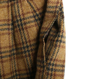 70s USA製 ブルックスブラザーズ ウール チェック タイト スカート レディース XS 古着 ヴィンテージ BROOKS BROTHERS ひざ丈 ライナー付き