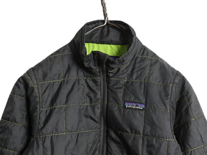 パタゴニア ナノパフ ジャケット キッズ XS 110cm 程 16年製 Patagonia 中綿 キルティング ナイロン ブルゾン フルジップ パッカブル 子供