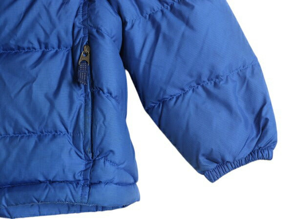 パタゴニア ダウン ジャケット キッズ ベビー XXS 90cm 100cm 古着 10年製 Patagonia 子供用 ナイロン ジャケット ブルゾン 600フィル 子供