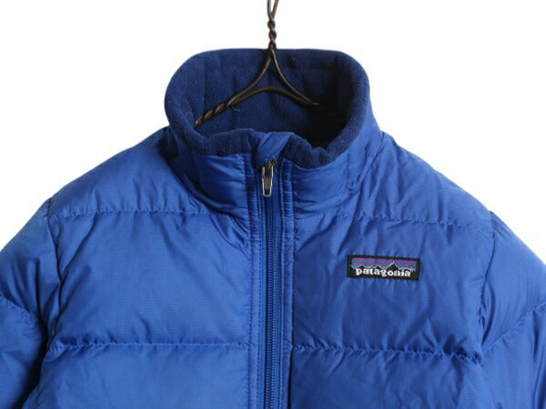 パタゴニア ダウン ジャケット キッズ ベビー XXS 90cm 100cm 古着 10年製 Patagonia 子供用 ナイロン ジャケット ブルゾン 600フィル 子供