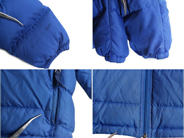 パタゴニア ダウン ジャケット キッズ ベビー XXS 90cm 100cm 古着 10年製 Patagonia 子供用 ナイロン ジャケット ブルゾン 600フィル 子供