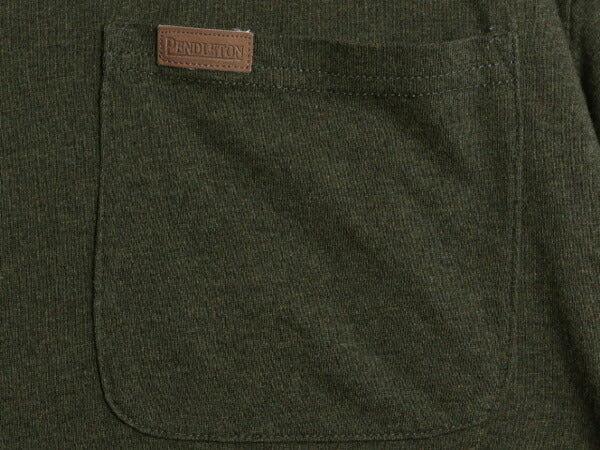 デッドストック ペンドルトン ポケット付き 無地 半袖 Tシャツ メンズ XL 古着 ポケT カットソー ボックス ヘビーウェイト 大きいサイズ 緑