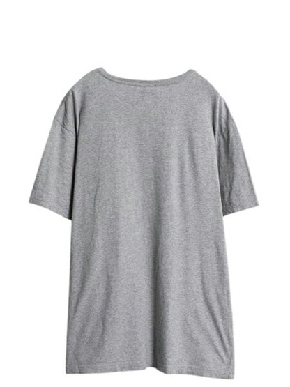00s ポロベア ポロ ラルフローレン プリント 半袖 Tシャツ メンズ L / オールド キャラクター カットソー コットン プリントT 灰 シンプル