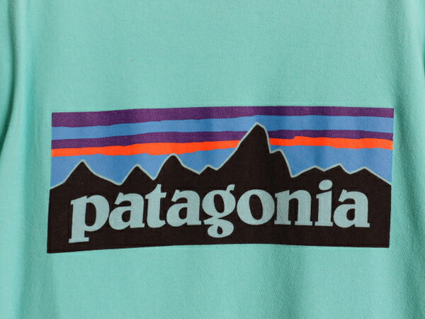 パタゴニア ポケット付き 両面 プリント 半袖 Tシャツ メンズ L 古着 17年製 アウトドア P6 バックプリント ボックスロゴ カットソー ポケT