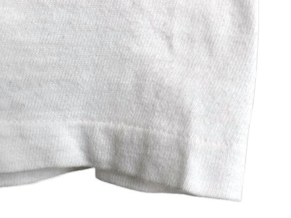 60s USA製 ラッセル プリント 半袖 Tシャツ キッズ ボーイズ M 110cm 程/ 古着 ヴィンテージ 初期 金タグ シンプル シングルステッチ 白