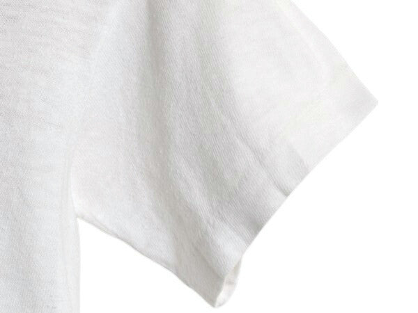 60s USA製 ラッセル プリント 半袖 Tシャツ キッズ ボーイズ M 110cm 程/ 古着 ヴィンテージ 初期 金タグ シンプル シングルステッチ 白