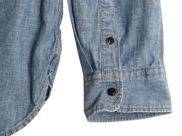 00s ローレンジーンズ ラルフローレン 長袖 シャンブレー シャツ レディース XL / 長袖シャツ ヴィンテージ モデル マチ付き 大きいサイズ