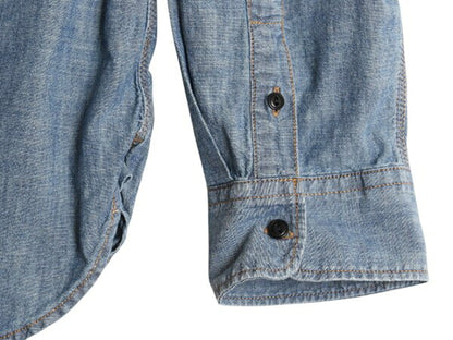 00s ローレンジーンズ ラルフローレン 長袖 シャンブレー シャツ レディース XL / 長袖シャツ ヴィンテージ モデル マチ付き 大きいサイズ