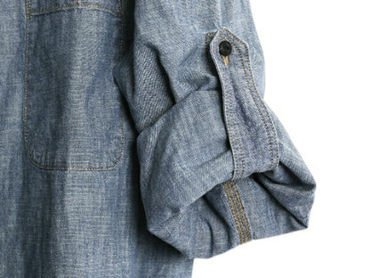 00s ローレンジーンズ ラルフローレン 長袖 シャンブレー シャツ レディース XL / 長袖シャツ ヴィンテージ モデル マチ付き 大きいサイズ