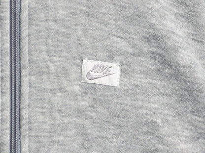 90s ナイキ フルジップ スウェット フード パーカー レディース L 小さめ M 程 オールド 初期 銀タグ NIKE トレーナー ツートン スウッシュ
