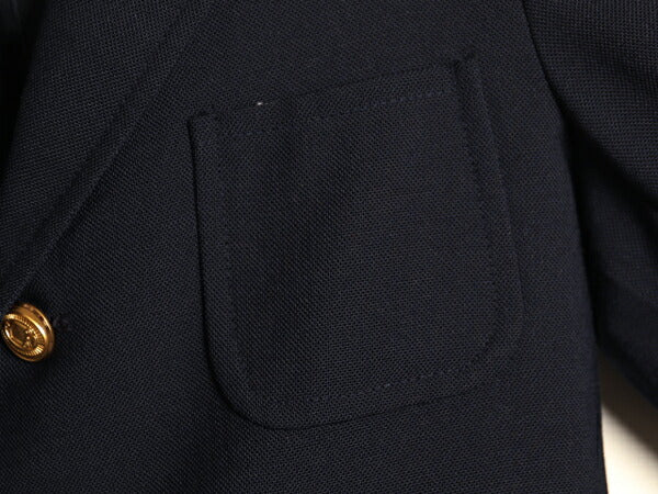 90s USA製 ブルックスブラザーズ テーラード ジャケット ボーイズ 130cm 程/ オールド Brooks Brothers ブレザー 紺ブレ 金ボタン 3ボタン