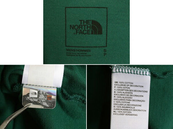 US企画 ノースフェイス グラフィック プリント 長袖 Tシャツ メンズ S / 古着 The North Face アウトドア ロンT ロングスリーブ 袖プリント