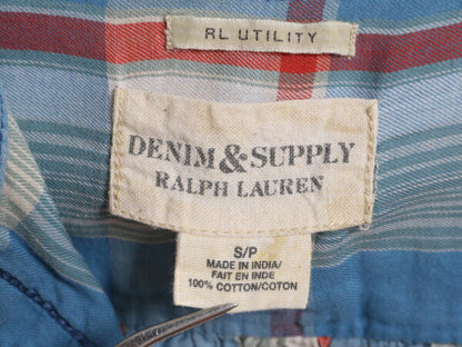 デニム&サプライ ラルフローレン マドラス チェック 長袖 シャツ レディース S / DENIM&SUPPLY マチ付き ヴィンテージ タイプ マルチカラー
