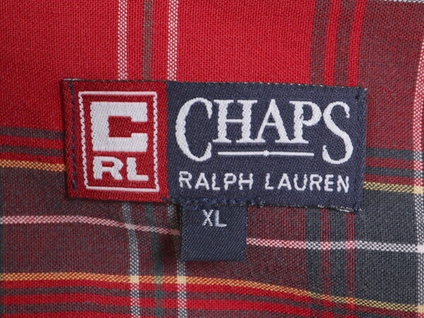 90s チャップス ラルフローレン チェック 長袖 ボタンダウン シャツ メンズ XL / 90年代 オールド CHAPS ポロ 長袖シャツ BD 大きいサイズ