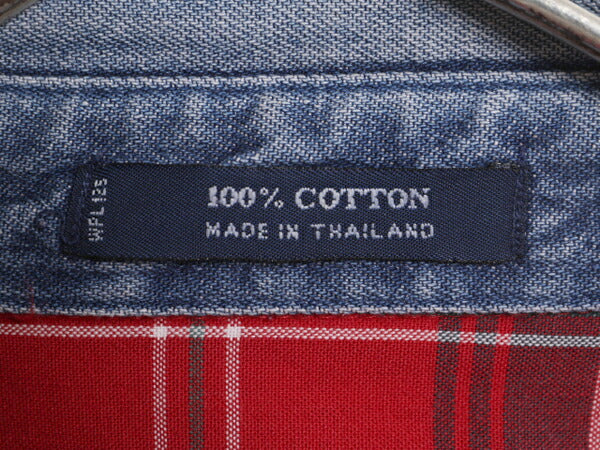 90s チャップス ラルフローレン チェック 長袖 ボタンダウン シャツ メンズ XL / 90年代 オールド CHAPS ポロ 長袖シャツ BD 大きいサイズ