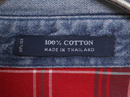 90s チャップス ラルフローレン チェック 長袖 ボタンダウン シャツ メンズ XL / 90年代 オールド CHAPS ポロ 長袖シャツ BD 大きいサイズ