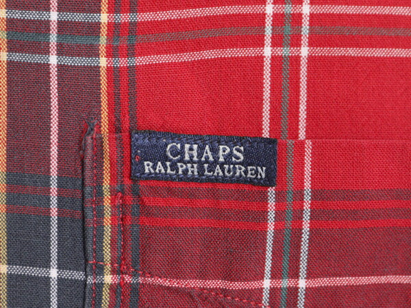 90s チャップス ラルフローレン チェック 長袖 ボタンダウン シャツ メンズ XL / 90年代 オールド CHAPS ポロ 長袖シャツ BD 大きいサイズ