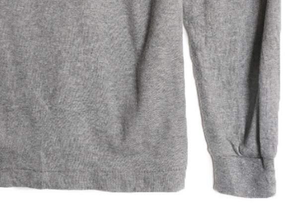 90s OLD GAP タートルネック 長袖 Tシャツ メンズ レディース S 90年代 オールド ギャップ ロンT ヘビーウエイト 長袖Tシャツ 無地 グレー