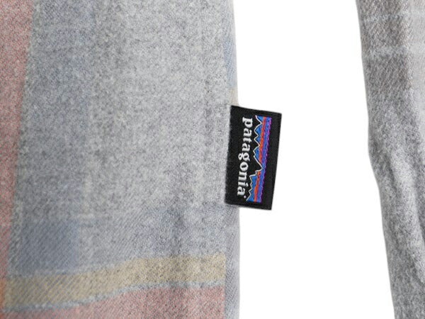 パタゴニア フィヨルド 長袖 フランネル シャツ レディース S / チェック ネルシャツ 長袖シャツ オーガニック コットン マルチカラー 薄手