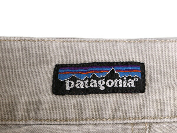 90s 96年製 パタゴニア オーガニック コットン キャンバス ショートパンツ メンズ 32 古着 オールド Patagonia ノータック ショーツ 短パン