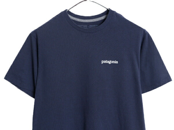 21年製 パタゴニア 両面 プリント 半袖 Tシャツ メンズ XS 古着 Patagonia アウトドア グラフィック イラスト バックプリント クルーネック