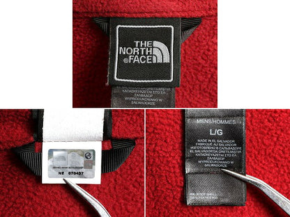 ノースフェイス ハーフジップ フリース ジャケット メンズ L / The North Face アウトドア ハイネック ブルゾン プルオーバー ワンポイント