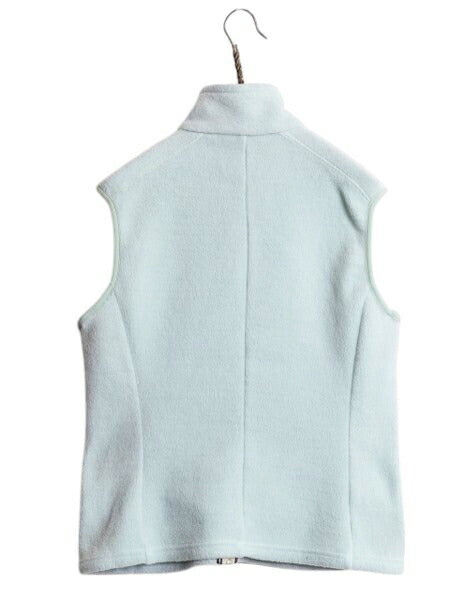 パタゴニア シンチラ フリース ベスト レディース M 古着 06年製 Patagonia アウトドア フルジップ 重ね着 前開き ハイネック ライトブルー