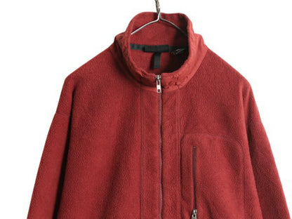90s USA製 名作 パタゴニア フルジップ シンチラ フリース ジャケット メンズ L / 96年製 オールド Patagonia ブルゾン アウトドア レッド