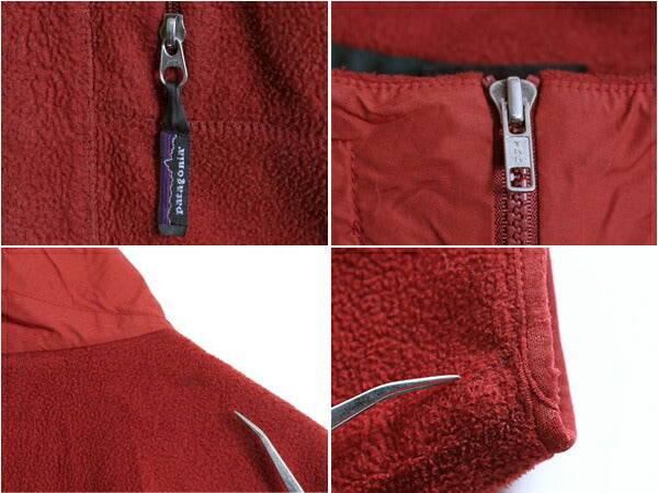 90s USA製 名作 パタゴニア フルジップ シンチラ フリース ジャケット メンズ L / 96年製 オールド Patagonia ブルゾン アウトドア レッド
