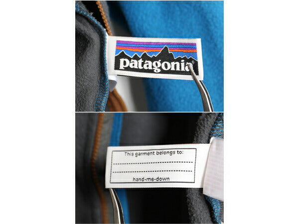 パタゴニア マイクロD スナップT フーディー フリース ジャケット 3T ベビー 90cm 程 / 19年製 古着 子供 PATAGONIA フルジップ ブルゾン